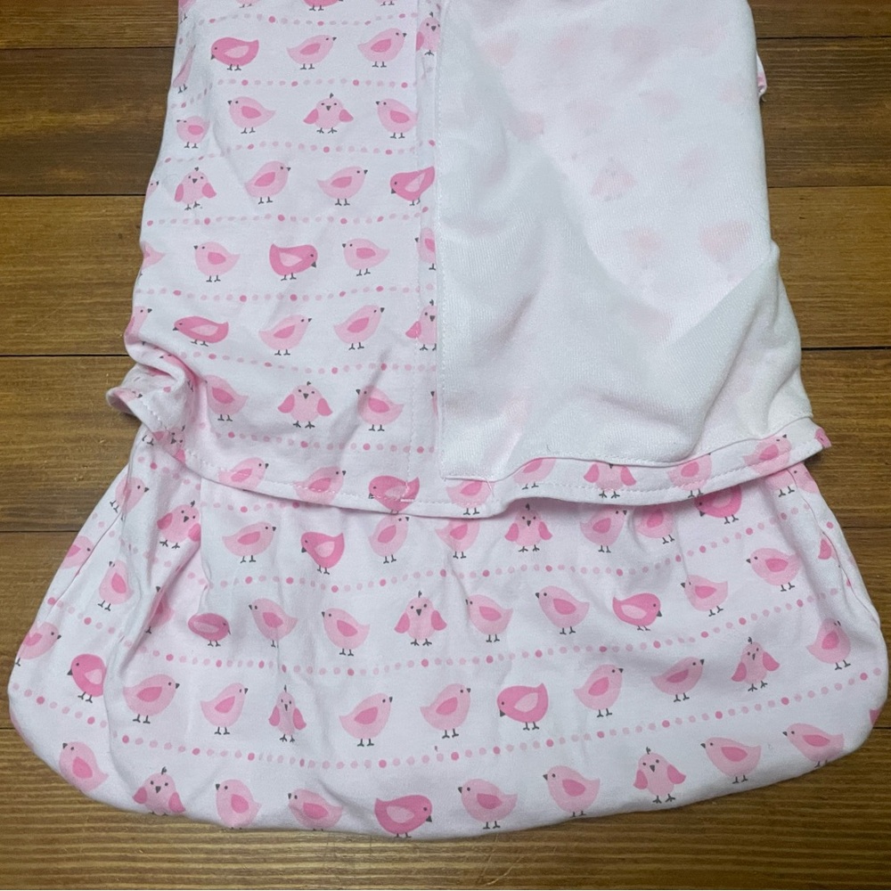 Halo Pink Bird Print Wearable Blanket Sleep Sack Swaddle Size Newborn - Picture 9 of 11